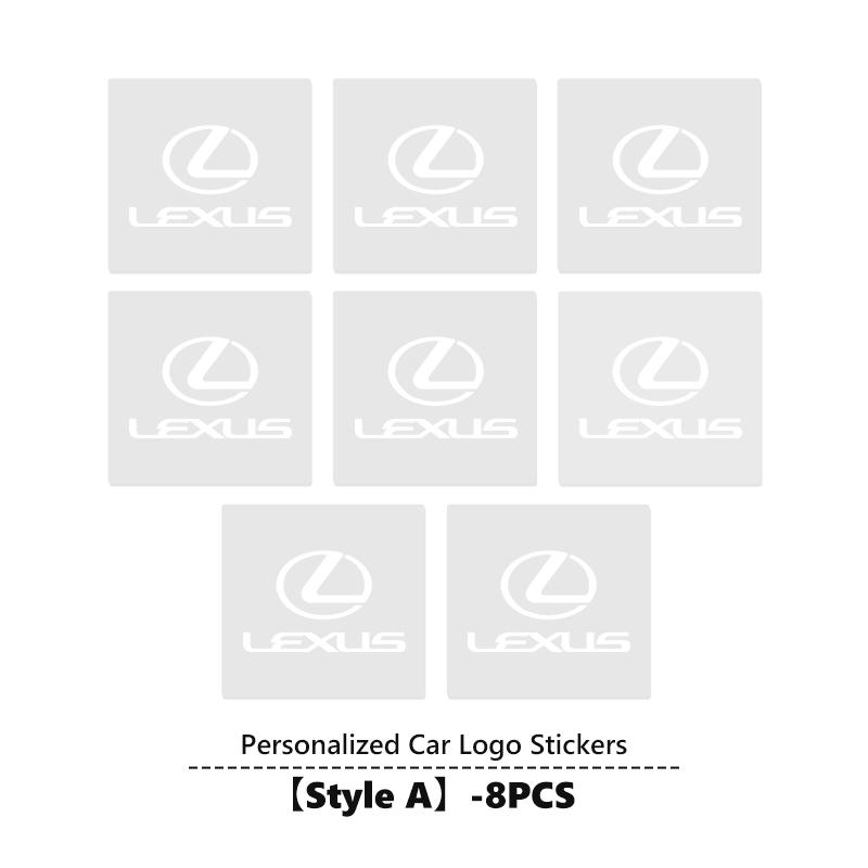 AAPR1 For Lexus Car Interior Badge Stickers Phone Key Decoration Decal IS350 ES350 IS250 IS460 IS220h IS300 LX570 UX250h