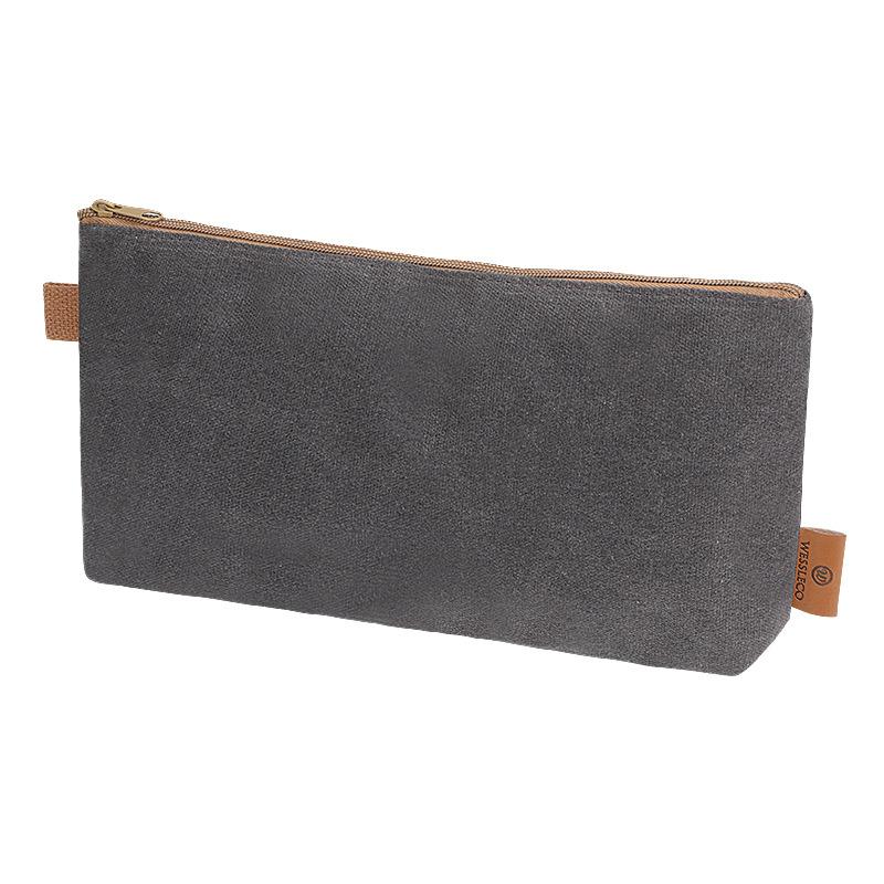 Waxed Canvas Tool Bag Storage Organizer Toolkit Pouch Waterproof Electrician Tool Case Metal Hardware Parts Bag