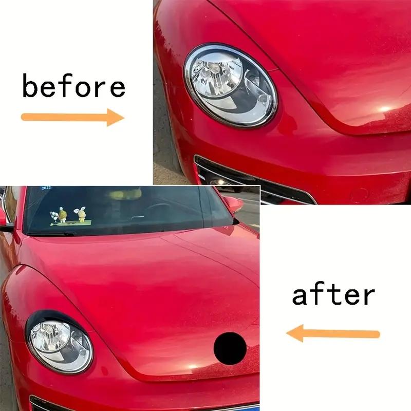 Copri Sopracciglia Fari Auto Per Volkswagen Per Beetle 2012-2018 Trim Copri Palpebra Faro