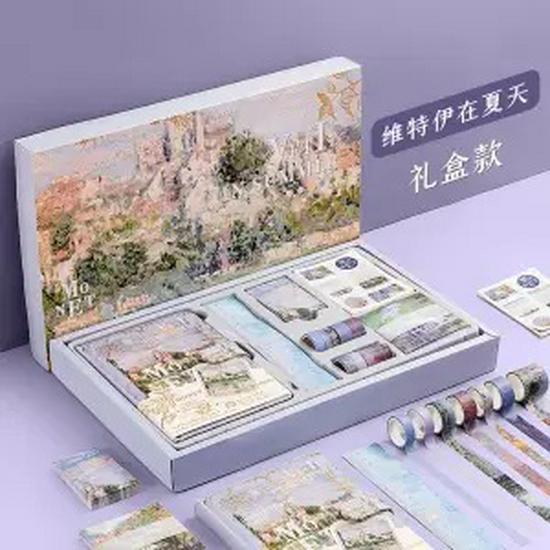 Set Planificator DIY Stil Ins de Valoare Ridicată: Caiet Pictură în Ulei - Cadou Perfect de Ziua de Naștere pentru Studenți