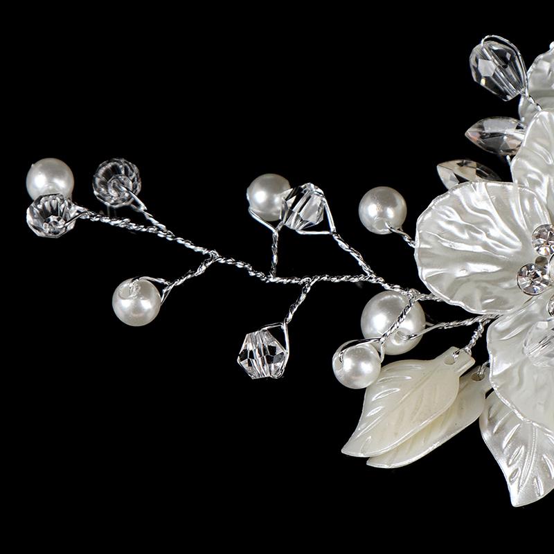 Bridal Crystal Pearl Flower Hair Clip Hair Accessories Wedding Hair Accessories