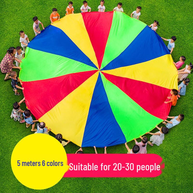 Rainbow Play Parachute for Kids & Groups