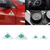 3D Aluminum Car Side Fender Rear Trunk Badge Sticker Car Interior Emblem Decoration Decal Car Key Logo