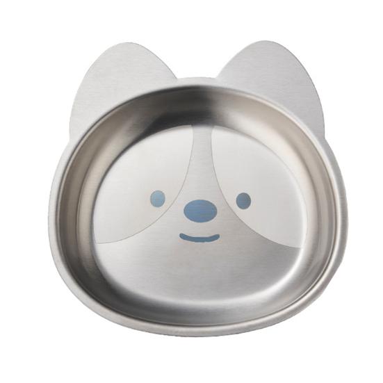 Children Meal Tray Cartoon Stainless Steel Dinner Plate Animal Shape Rust-Proof Shatter-Proof Dinnerware