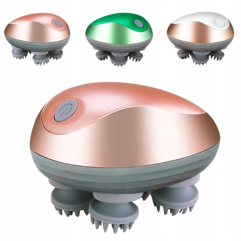 Electric Portable Scalp Hair Massager With 3 Speeds, Silent Usb