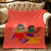artist P-Peve Azevedo-o Throw Thick Comfort Flannel Quilt, Multi-scene Use Indoor Outdoor Daily Nap