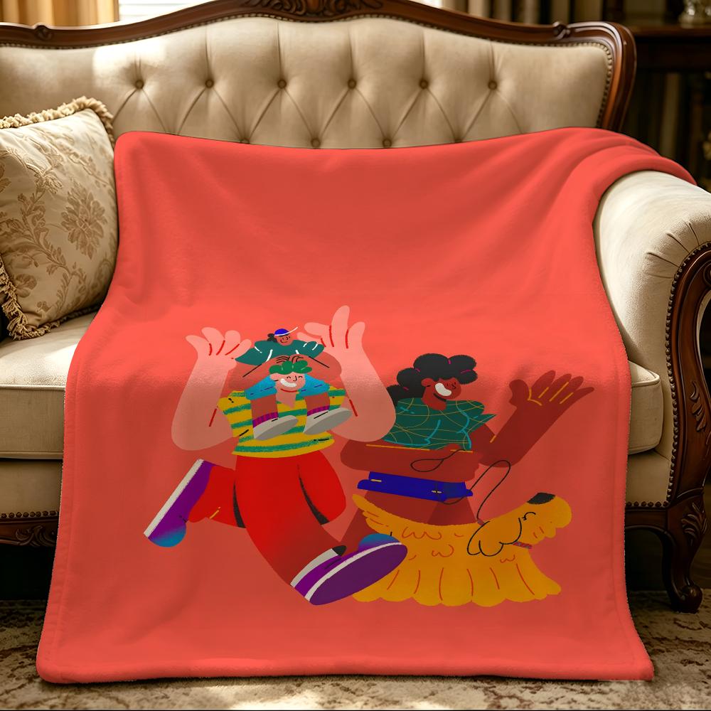 artist P-Peve Azevedo-o Throw Thick Comfort Flannel Quilt, Multi-scene Use Indoor Outdoor Daily Nap