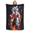 Dragon Ball Z Flannel Throw Blankets Japan Cartoon Blanket for Bedding Car Super Warm Bedspread