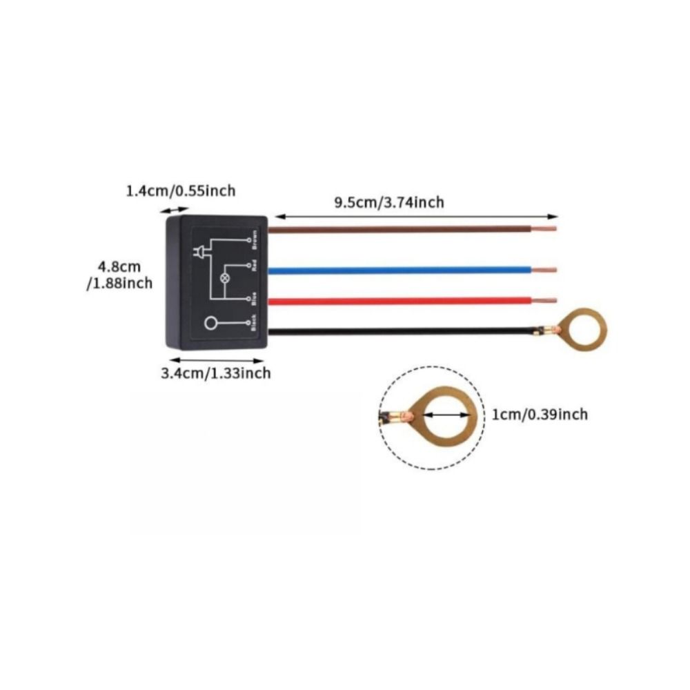 2pcs 15~80W(max) Touch Lamp Control Module 220V Touch Dimmer Switch  Lamp