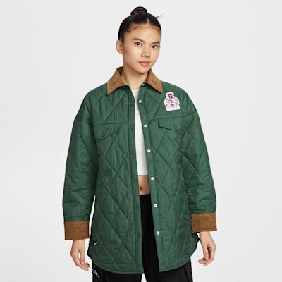 Jordan Jackets Women s Green Lapel Moderate Other S