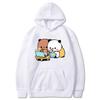 Cartoon Panda Bear Bubu Dudu Hoodie Women Men Couple Printed Hooded Sweatshirt Fall Winter Long Sleeves Hooded