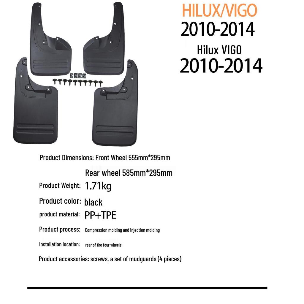 Toyota Hilux XL10-14 4WD Schmutzfänger