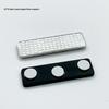 Magnetic Name Badge with Strong Double-Sided Adhesive Clasp, 45x13mm, 2-Piece Metal ID Holder