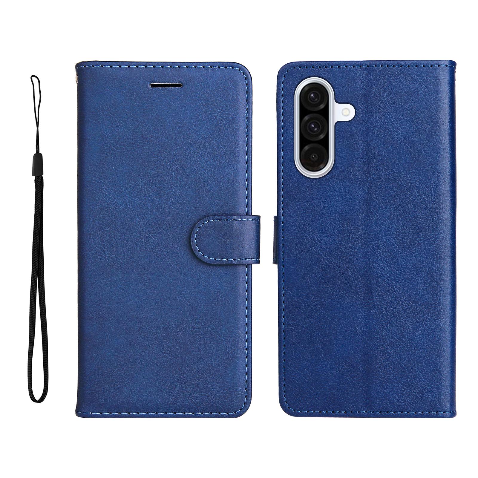 

Шкіряний чохол-гаманець для Samsung Galaxy A36 5G зі шнурком, однотонний чохол-підставка для телефону D