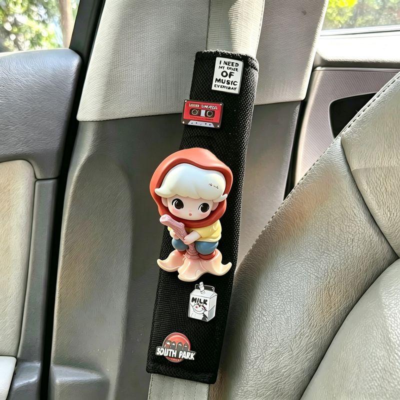 Bubble Mart Dimoo Flying over Spring Car Shoulder Pad Car Seatbelt Decoration Car Interior Accessories Women s Gift Flying through Spring