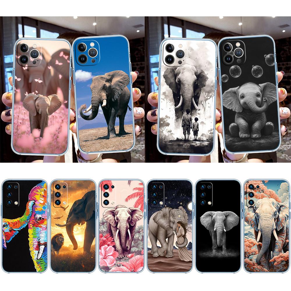 RE5 Animal Elephant Phone Case for Motorola Moto G10 G20 G30 G31 G32 G34 G35 G41 G42 G50 G51 G52 G55 G60 G60S G62 G71 G72 G75