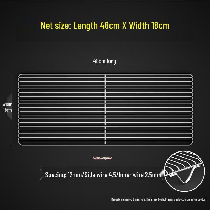 

ZISIZ Нержавеющая сталь Наружная сетка для гриля-барбекю