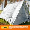 Emergency Blanket Thermal PET Aluminum Foil Space Blanket Designed For Body Warmer Outdoor First Aid Camping Hiking Travel