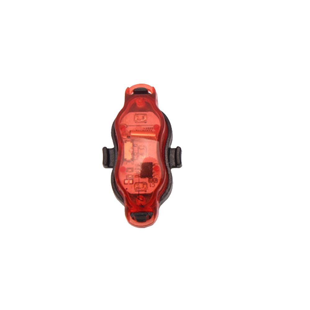Multi-purpose LED Gourd-shaped Spoke Light Waterproof Night Riding Safety Warning Light with Strap Mount for Bike and Balance Bike красный