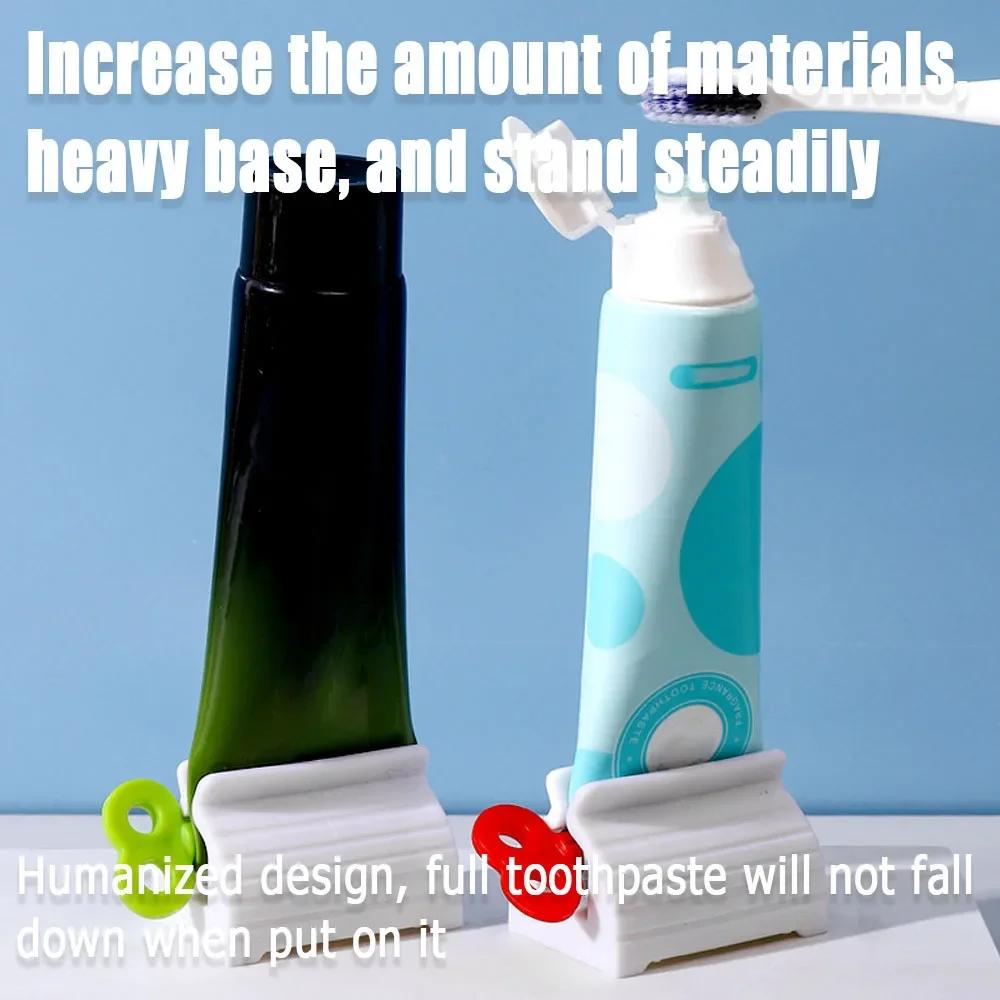 5pcs Toothpaste Squeezer Cosmetic Facial Cleanser Squeezer, Rotating To Squeeze Out Toothpaste Home Goods Bathroom Accessories