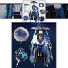 Polyester Genshin Impact Kunikuzushi-wanderer Wanderer Scaramouch Cosplay Bamboo Hat Adult Outfit