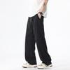 Special Drive DNU Model, Summer Loose Straight Drape Trousers Boys Trendy Brand Sports Wide Pants Black