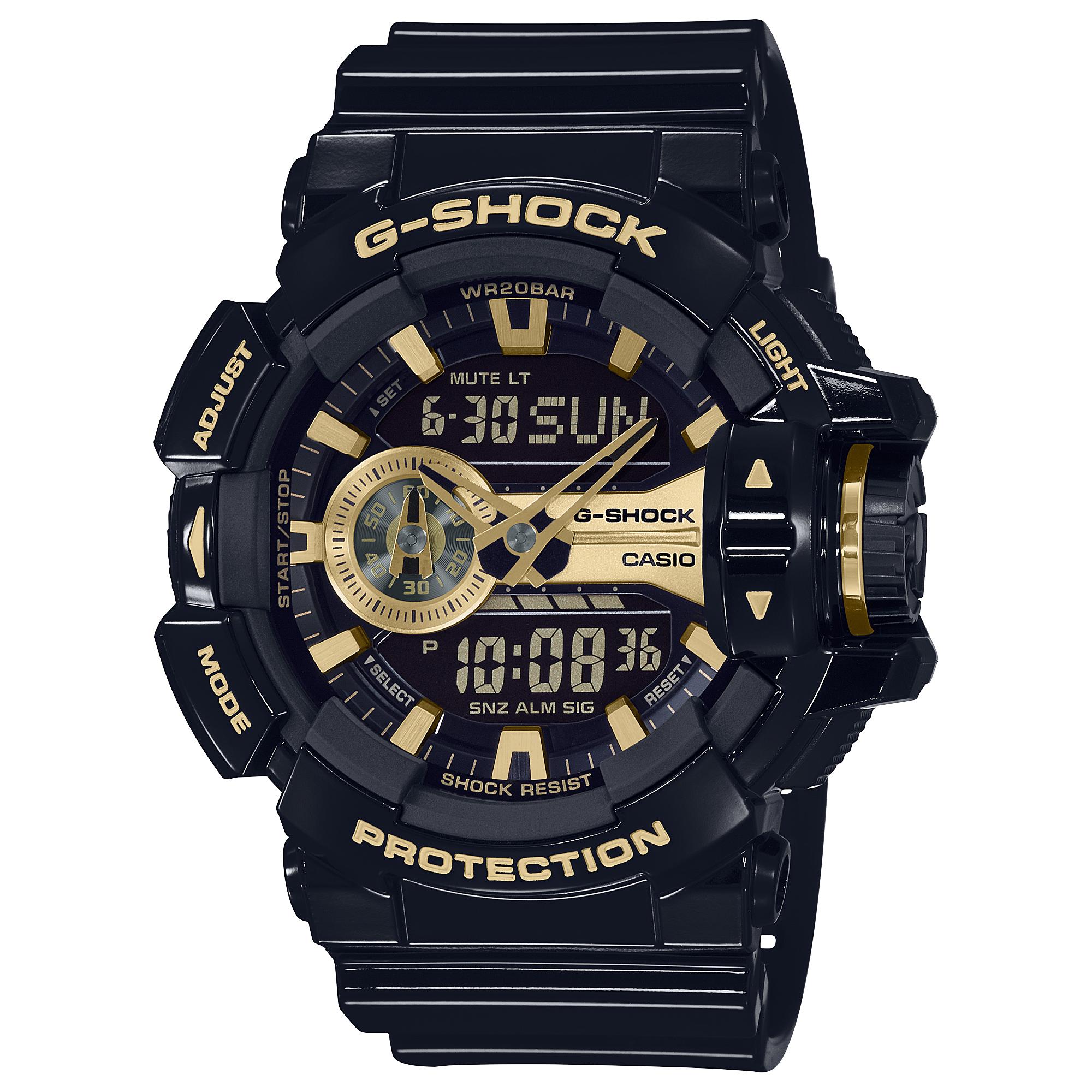 

Casio Men s Resin 200M Water Resistant Digital Shock Resistant Quartz Watch GA-400GBX-1A9 чёрный
