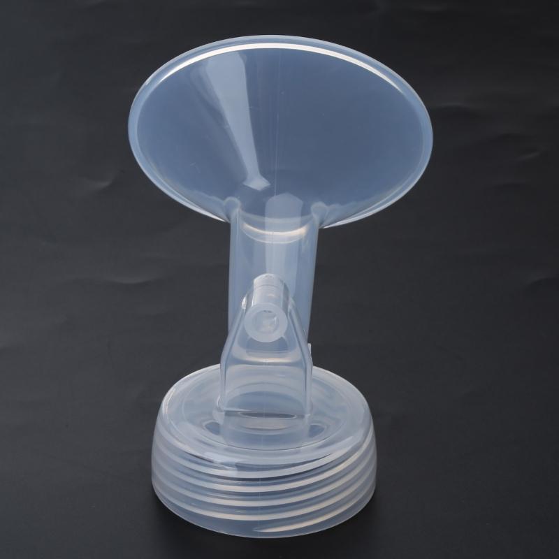 Portable Flange Valves Tube Bottle Backflow Protector 18/19/20mm Breast Pump Part Breast Pump Funnel Connector Durable