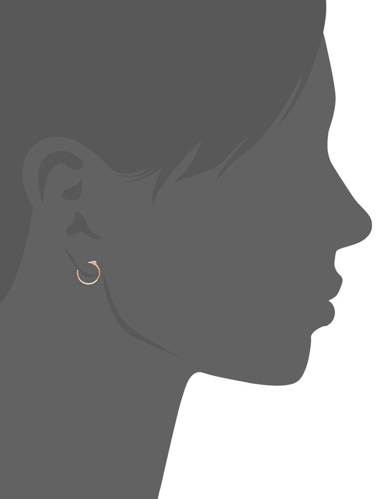 Bloom K10 Pink Gold Hoop Earrings (S) 0202-1699-0018-0000