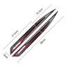 wsdm9 2pcs Car Side Fender Knife Protective Metal Stickers for Mitsubishi ASX Car Side Wing Fender Decals Body Exterior Accessorie
