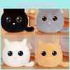 Adorable Cartoon Cat Plush Pillow Cute Black And White Cat Stuffed Toy For Sofa