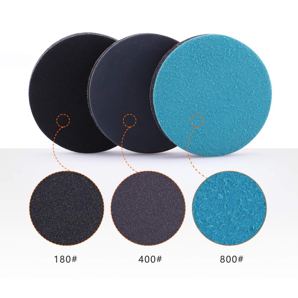2Inch Car Felt Polishing Buffing Pad, 8Pcs Polishing Sanding Discs, Felt Polishing Wheel With Towel, 3Mm Shank Backing Pad For Rotary Tools To Polish