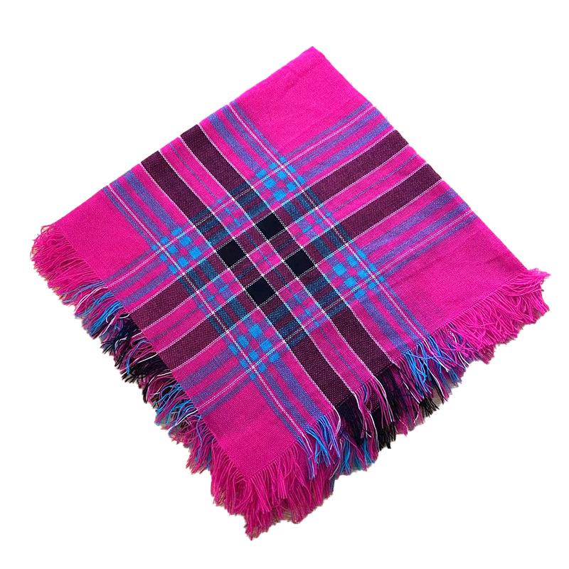 Dzianinowa chusta na głowę dla starszych kobiet: Całoroczny, w stylu vintage, trend internetowy, utrzymuje ciepło, idealny dla babć