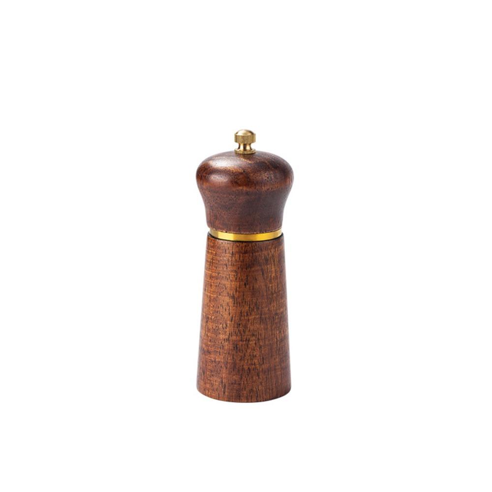 Vintage Wooden Salt and Pepper Grinder Manual Pepper Grinding Bottle Portable Pepper Mill  Steak 5 In