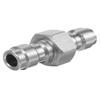 8mm Dual Male Quick Connect PCP Adaptor Foster Fitting