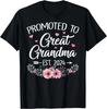 Promoted To Great Grandma Est 2024 First Time New Grandma Gift Unisex T-Shirt