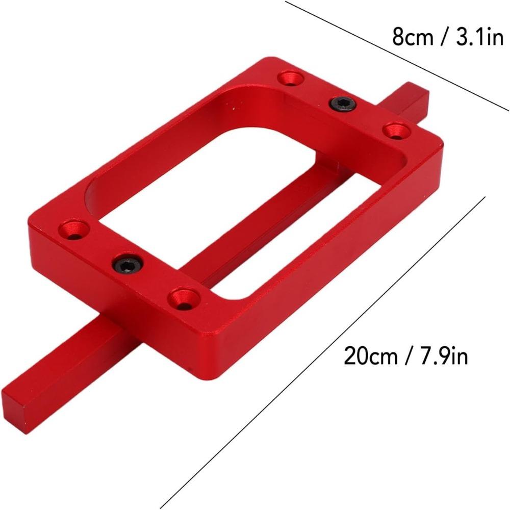 Drill Bit Included Door Hinge Jig Aluminum Alloy Hinge Template Hinge Mortise Template  Woodworking