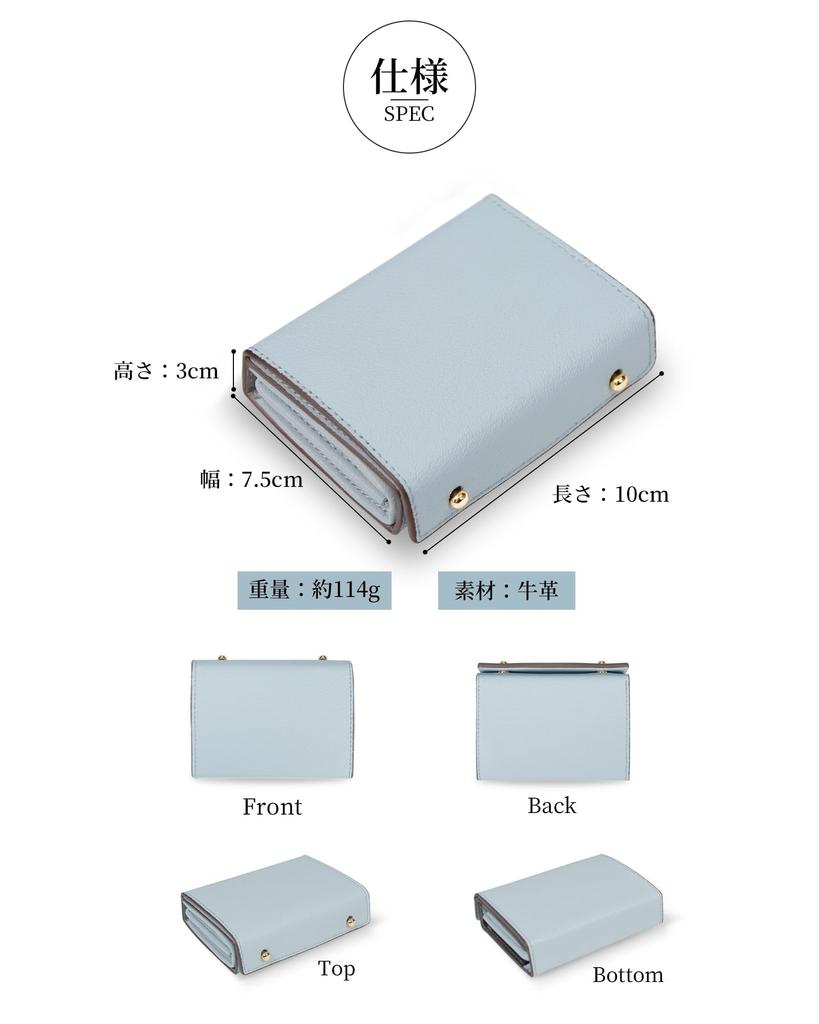 KIZETTO Women's Genuine Leather Small Wallet, Box-Shaped, Compact, Easy to Use, with Multiple Card Slots, Coin Purse, and Bifold Design (Yellow)