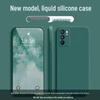 Oppo Reno 6 Case: Solid Color Liquid Full Coverage Drop Protection, Straight Edge Personalized Soft Case.