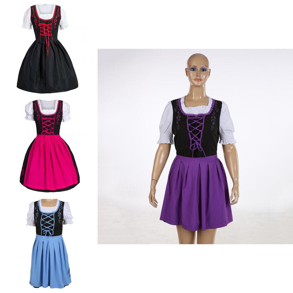 Dirndl im Vintage-Stil für Oktoberfest und Festival-Cosplay