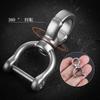 [TISUR] Hobby DIY D-Ring Leather Craft Metal Fittings for Spare