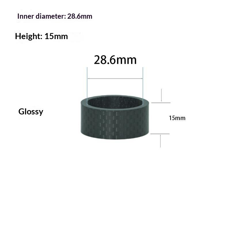 1Pc Bicycle Carbon Fiber Washer 1-1/8" Stem Washer Spacer 28.6Mm Mountain Bike Front Fork 1-150Mm Road Bike Accessories