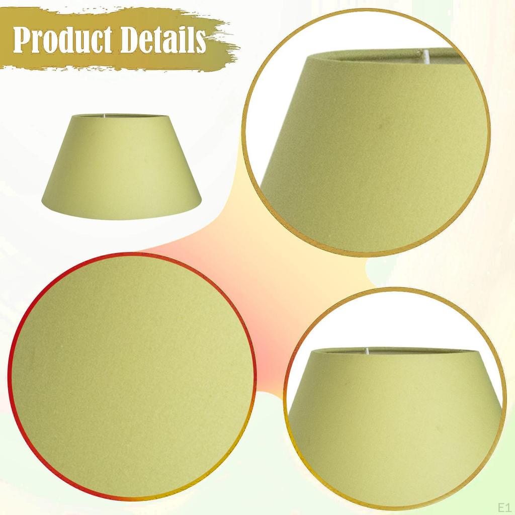 Cylindrical Lampshade for Table Lamp, Easy to Assemble, Minimalist, Lightweight, Floor