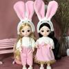 Süße 17Cm Prinzessin Puppe mit Kleidung 13 Gelenke Ob11 Puppen Spielzeug für Mädchen DIY Geschenk