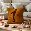 Niche Art Sense Cushion Cover Anti-dustmite Pillowcase Invisible Zipper Silky Short Plush Sofa Cushion Cover