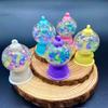 Kawaii Dekoration Gacha Maschine Farbige Perlen Knet-Nass-Quetschspielzeug Geschenk Entlüftung für Kinder Hochziehen TPR Weichgummi Gacha Maschine
