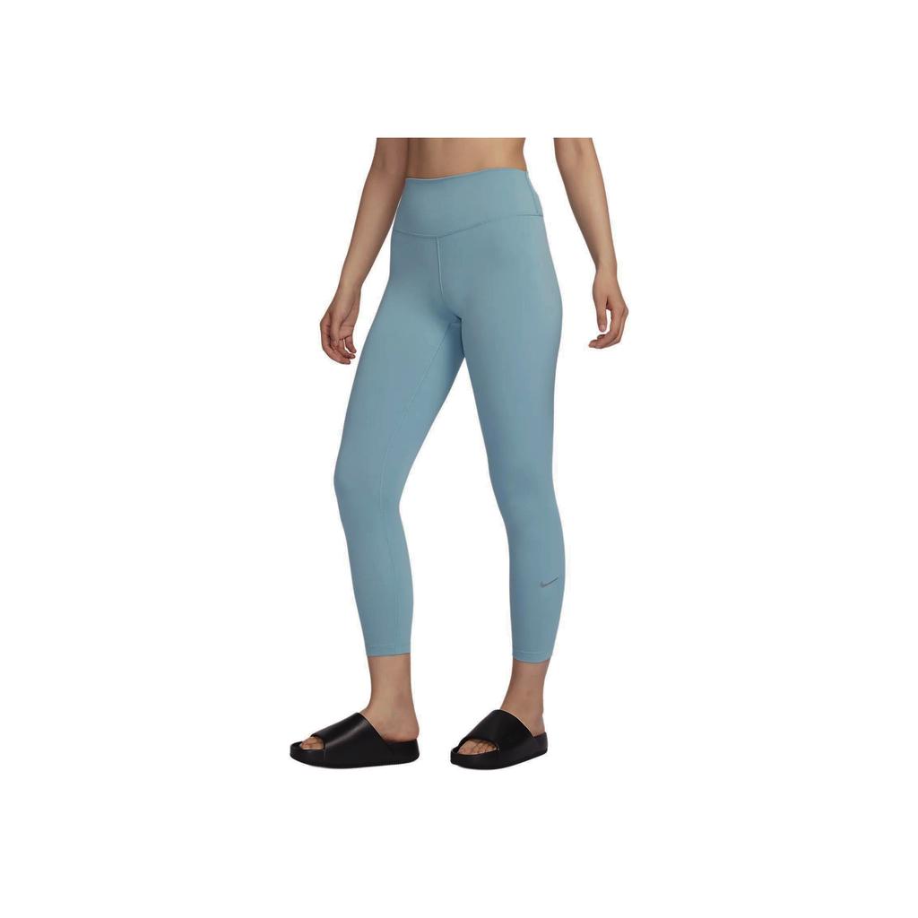 Nike One Breathable Quick-Dry High-Waisted Nine-Point Tight Sports Leggings Women Leggings Denim-Blue-Green Black FN3233-464