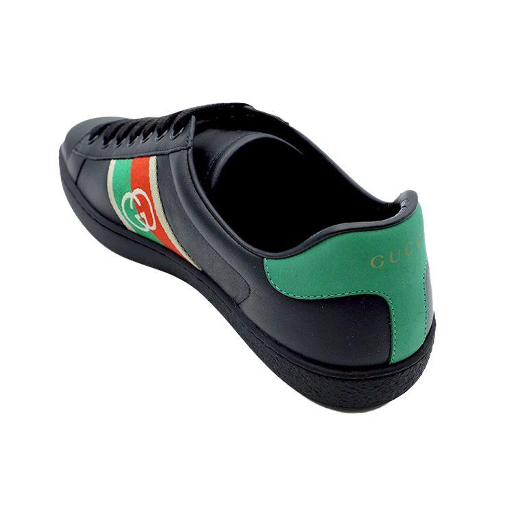 Gucci Ace 'Interlocking G - Black' 644749 1XGM0 1096