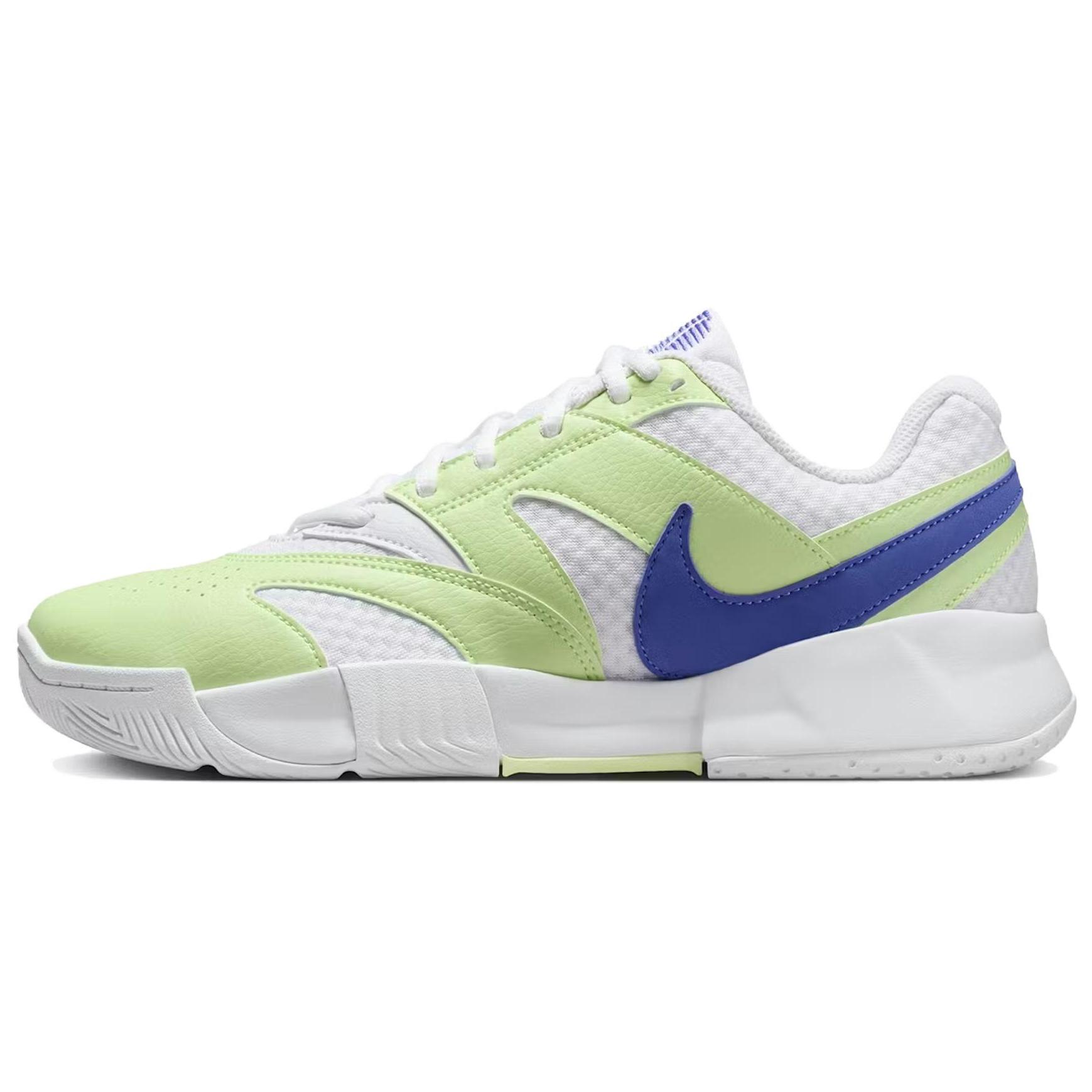 

NikeCourt Lite 4 White Light Liquid Lime Sapphire Women s Tennis Shoes FD6575-111 38