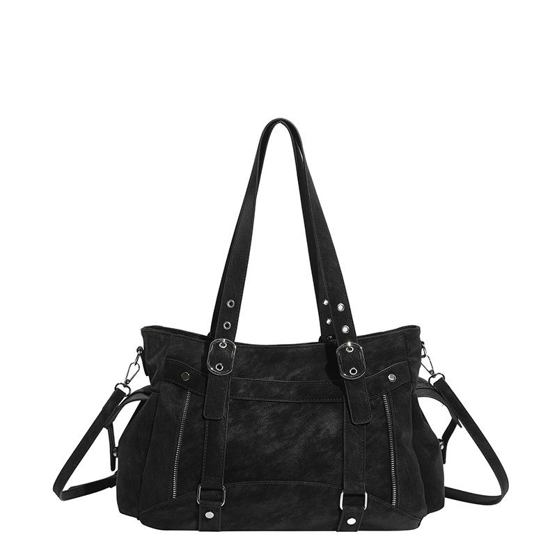 Leather Tote Bag Women s Fashion Shoulder Bag with Adjustable Strap and Dual Side Zip Pockets 2080₽